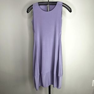 Marla Wynne Luxe Crepe Sleeveless Light Purple Balloon Dress Size XS